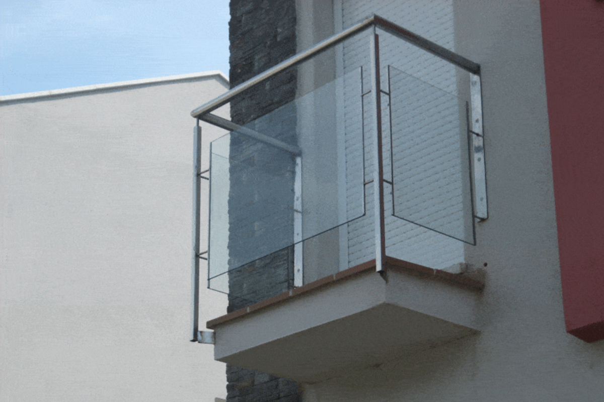 Terraza de acero inoxidable